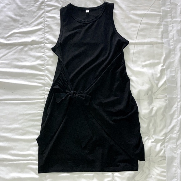 Ladies Mini Faux Wrap Dress - Picture 1 of 3